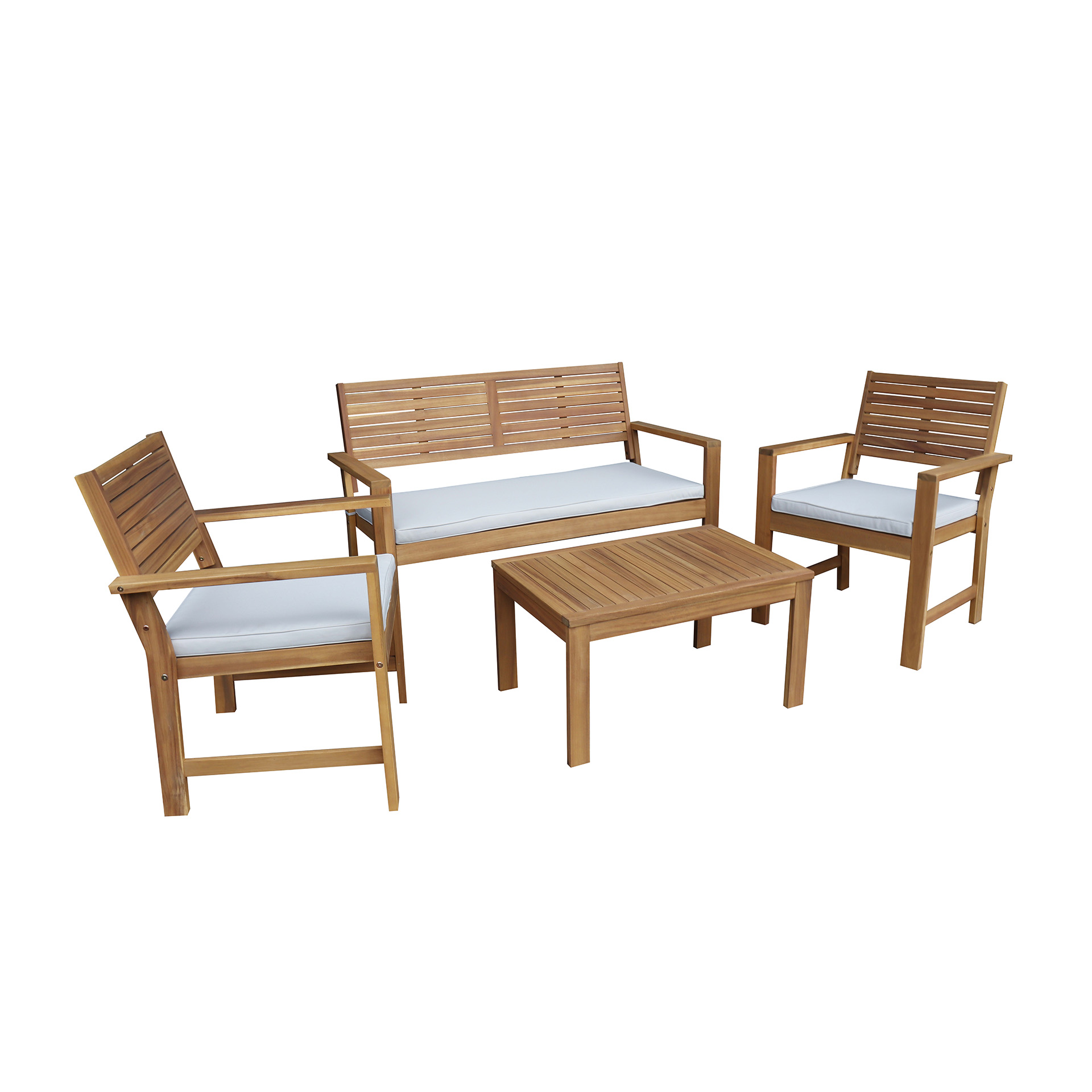 Conjunto Coffee Acácia Banco+2Cadeiras+Mesa