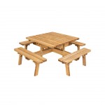 Mesa Picnic Quadrada 116X42 CM EKJU