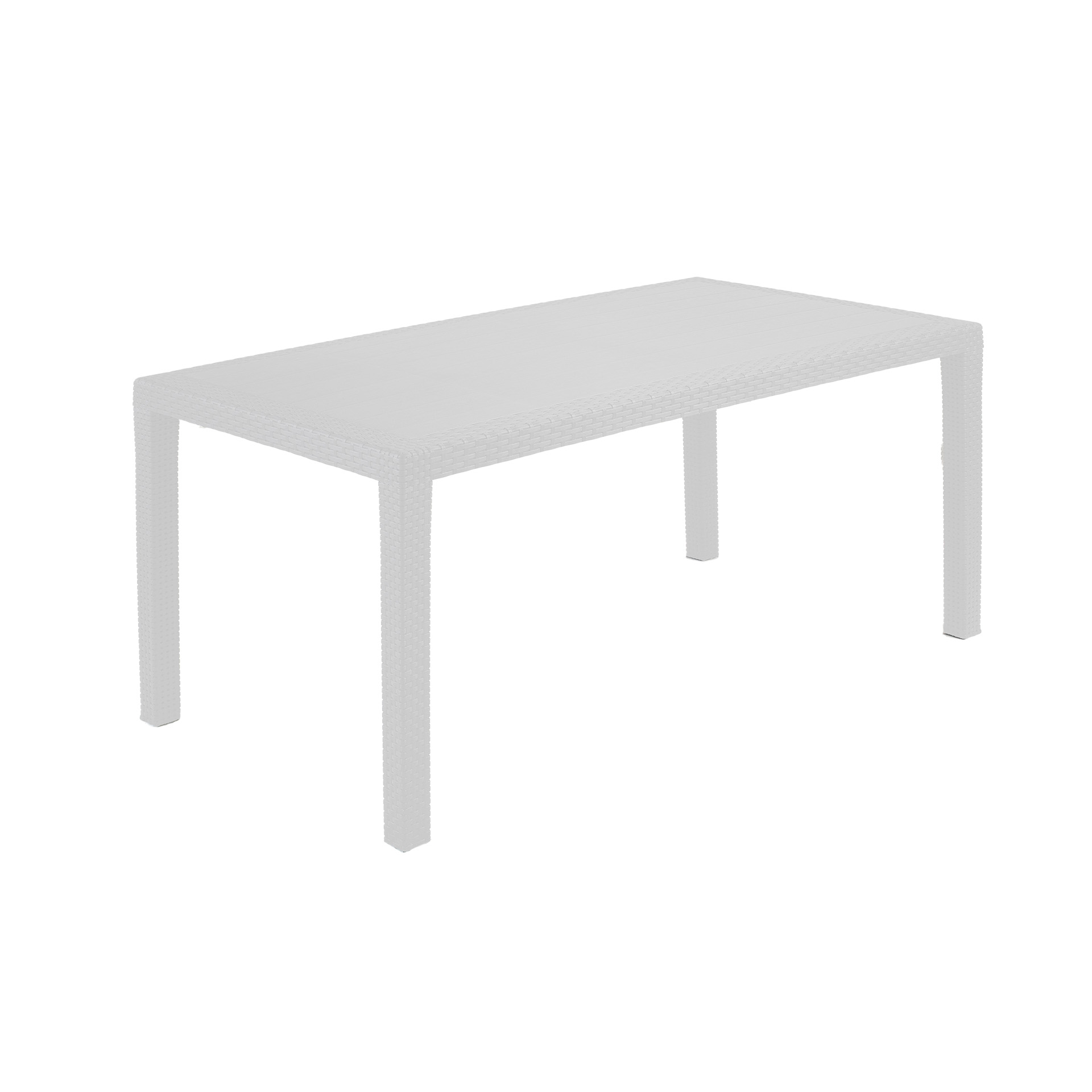 Mesa Joker 138X78X72 CM Branco PROGARDEN