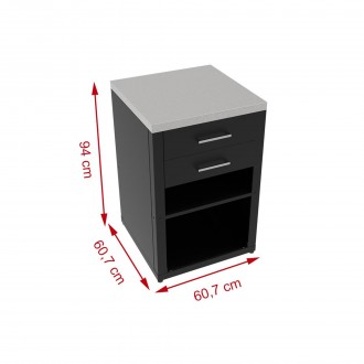 MODULO GAVETAS 94X60,7X60,7 CM