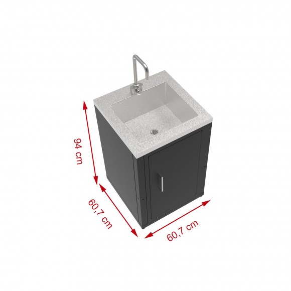 MODULO LAVA LOUCA 94X60,7X60,7 CM