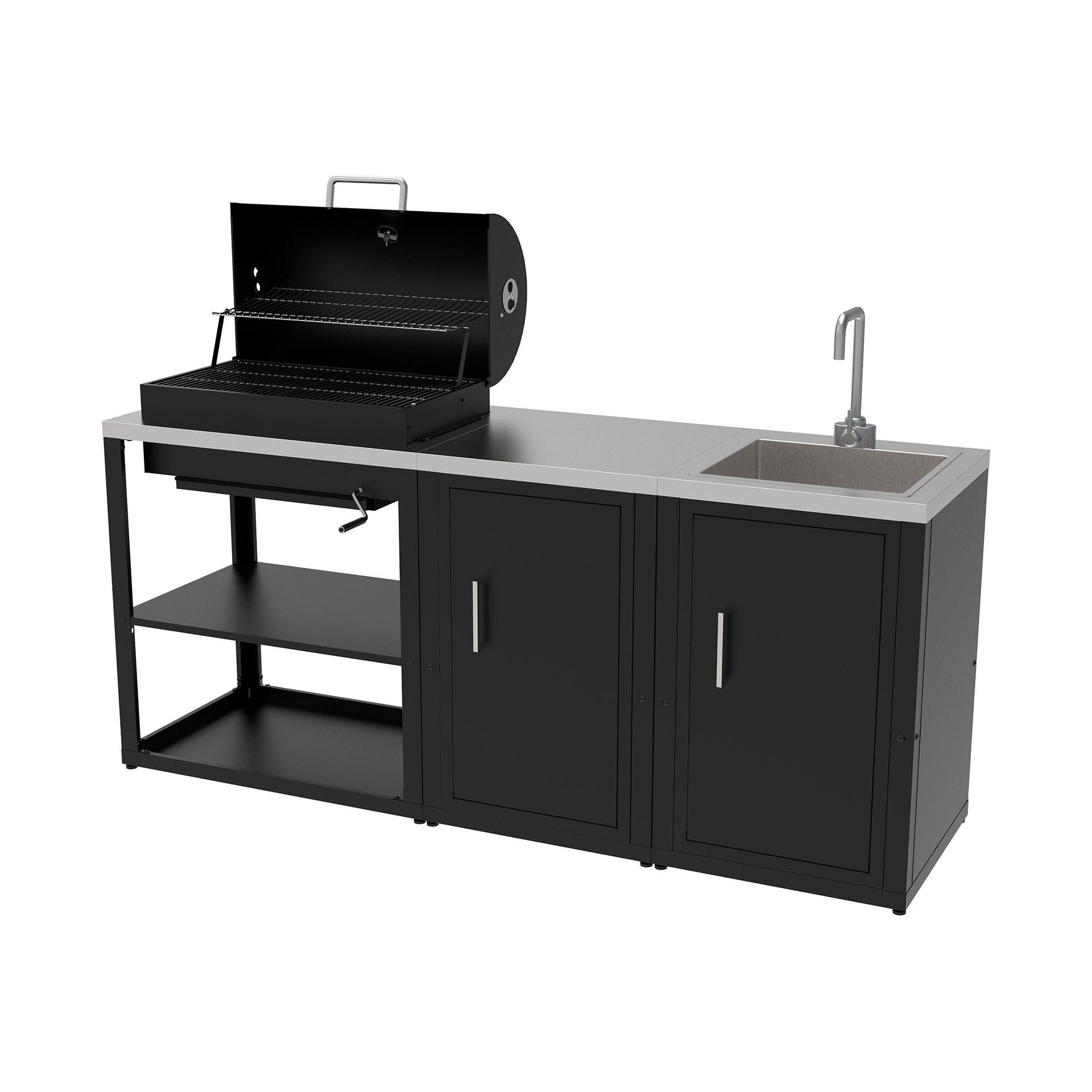 CONJUNTO BARBECUE 080.838 210,8X60,7X125 CM