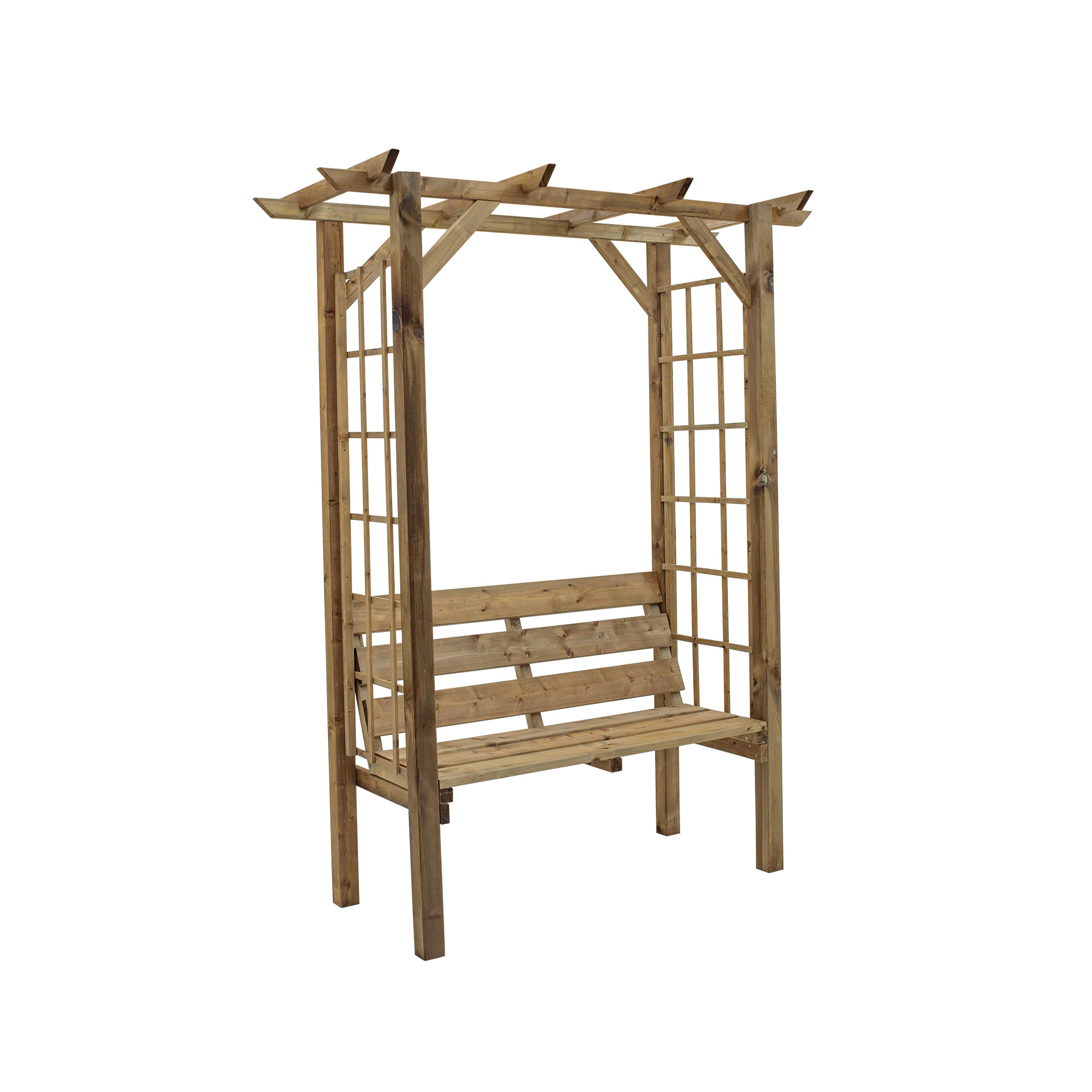 Pergola Com Banco 179X79X223 CM EKJU