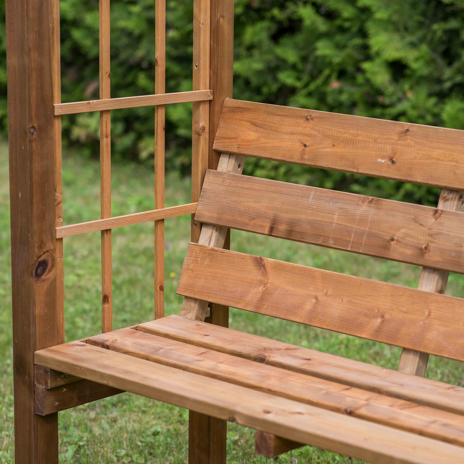 Pergola Com Banco 179X79X223 CM EKJU