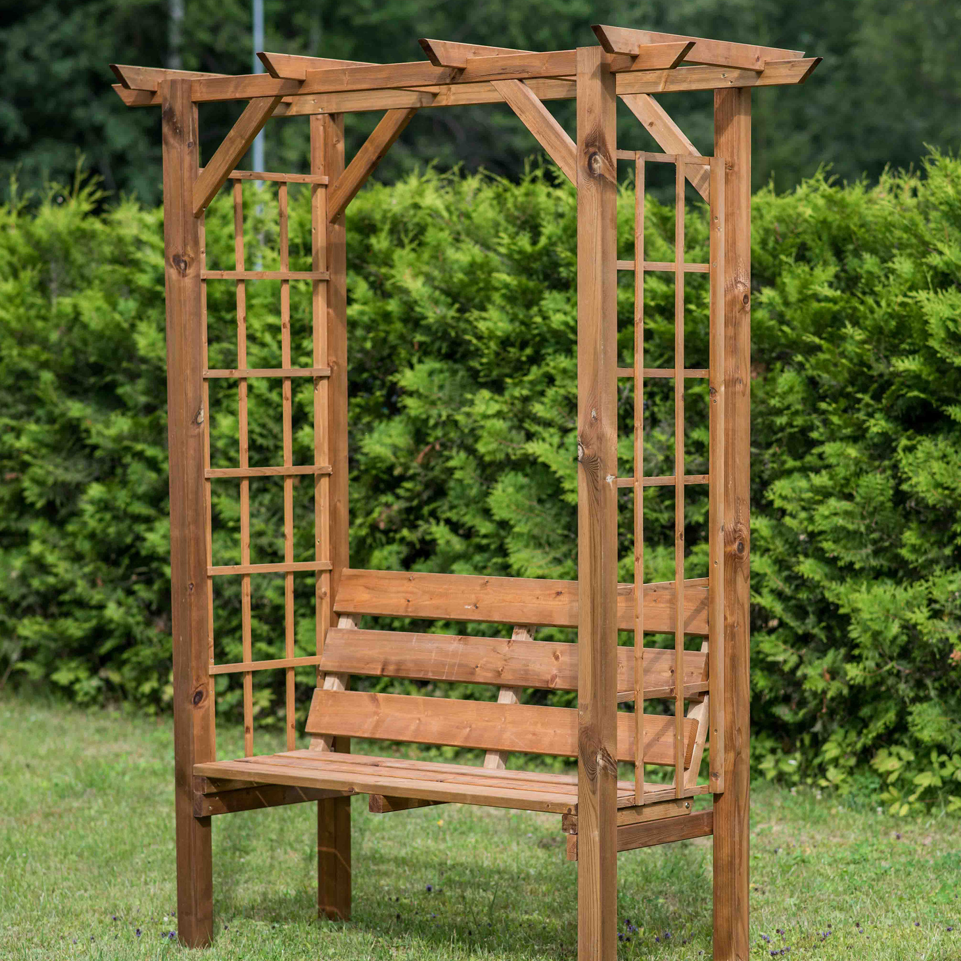 Pergola Com Banco 179X79X223 CM EKJU