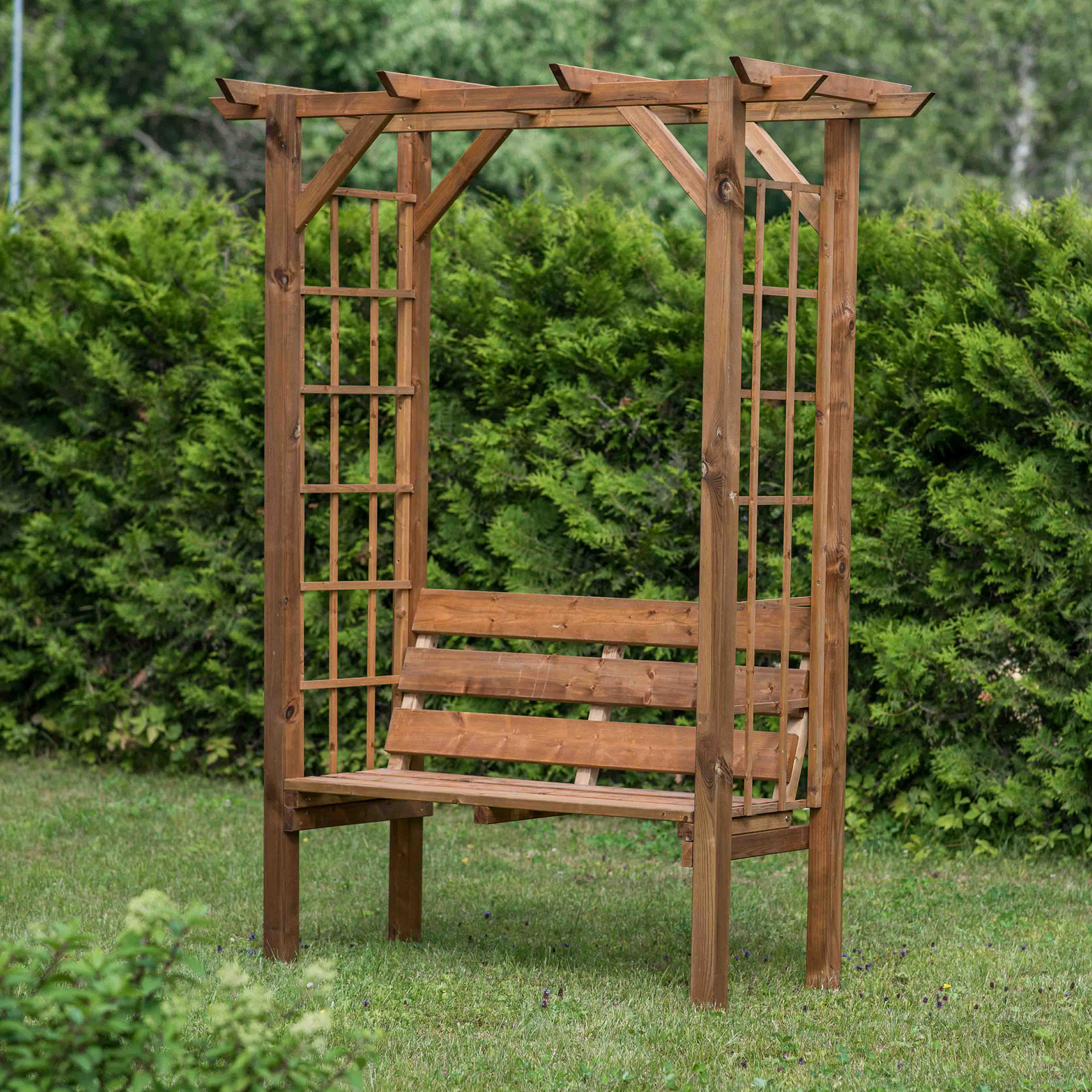 Pergola Com Banco 179X79X223 CM EKJU