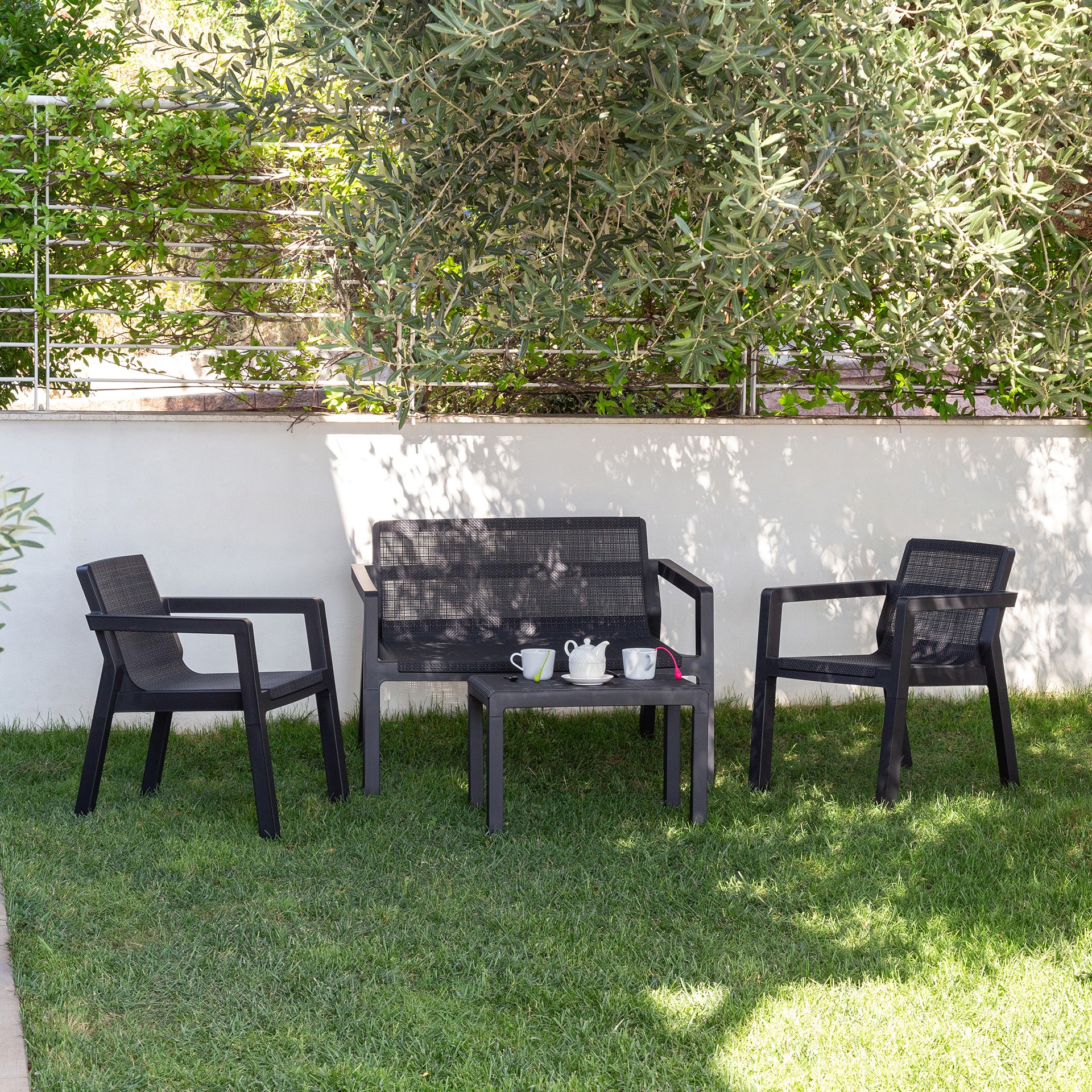 Conjunto Riviera Sofá+2Cadeirões+Mesa TOOMAX