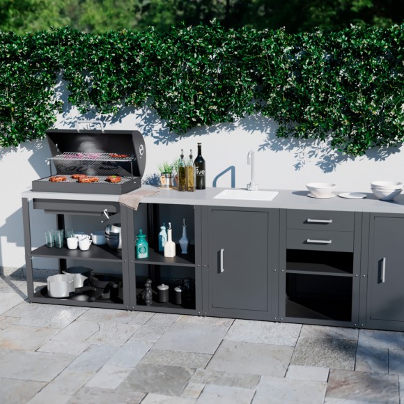CONJUNTO BARBECUE 080.842 333X607X125 CM