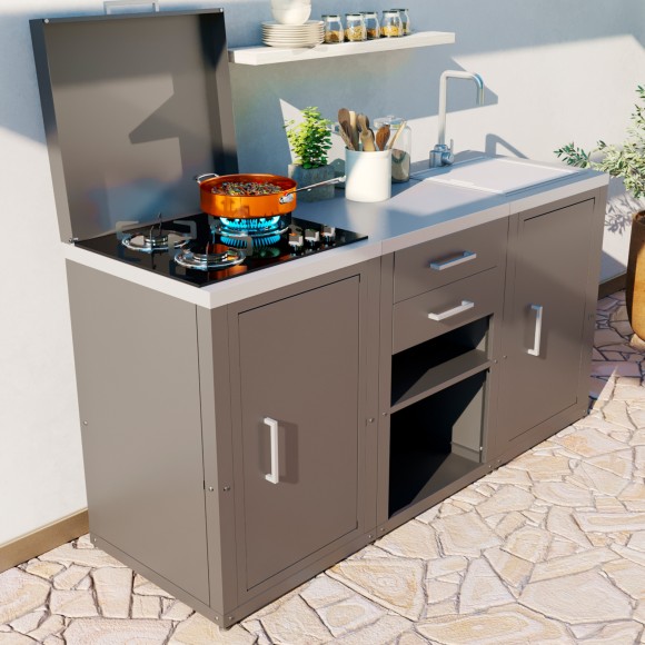 CONUNTO BARBECUE 080.845 28,7X60,7X94 CM