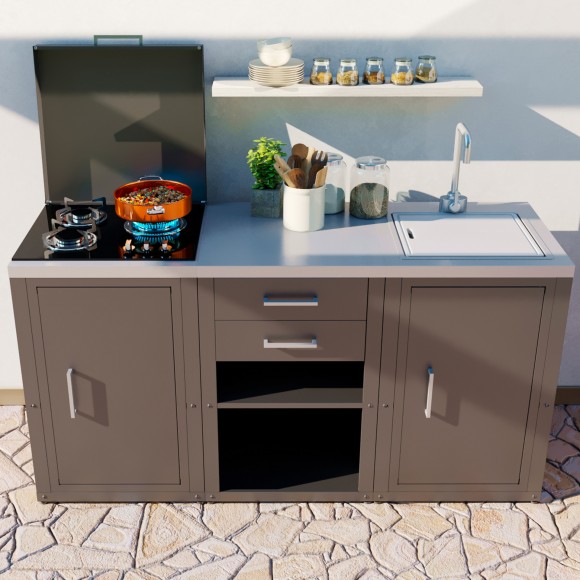 CONUNTO BARBECUE 080.845 28,7X60,7X94 CM