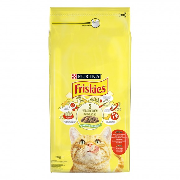 ALIMENTO SECO PARA GATO VACA E LEGUMES 2 KG