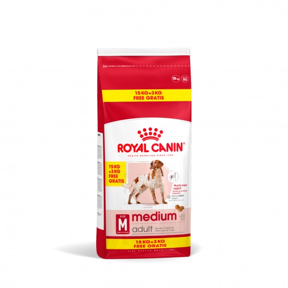 ALIMENTO SECO PARA CO MDIO ADULTO 15+3 KG