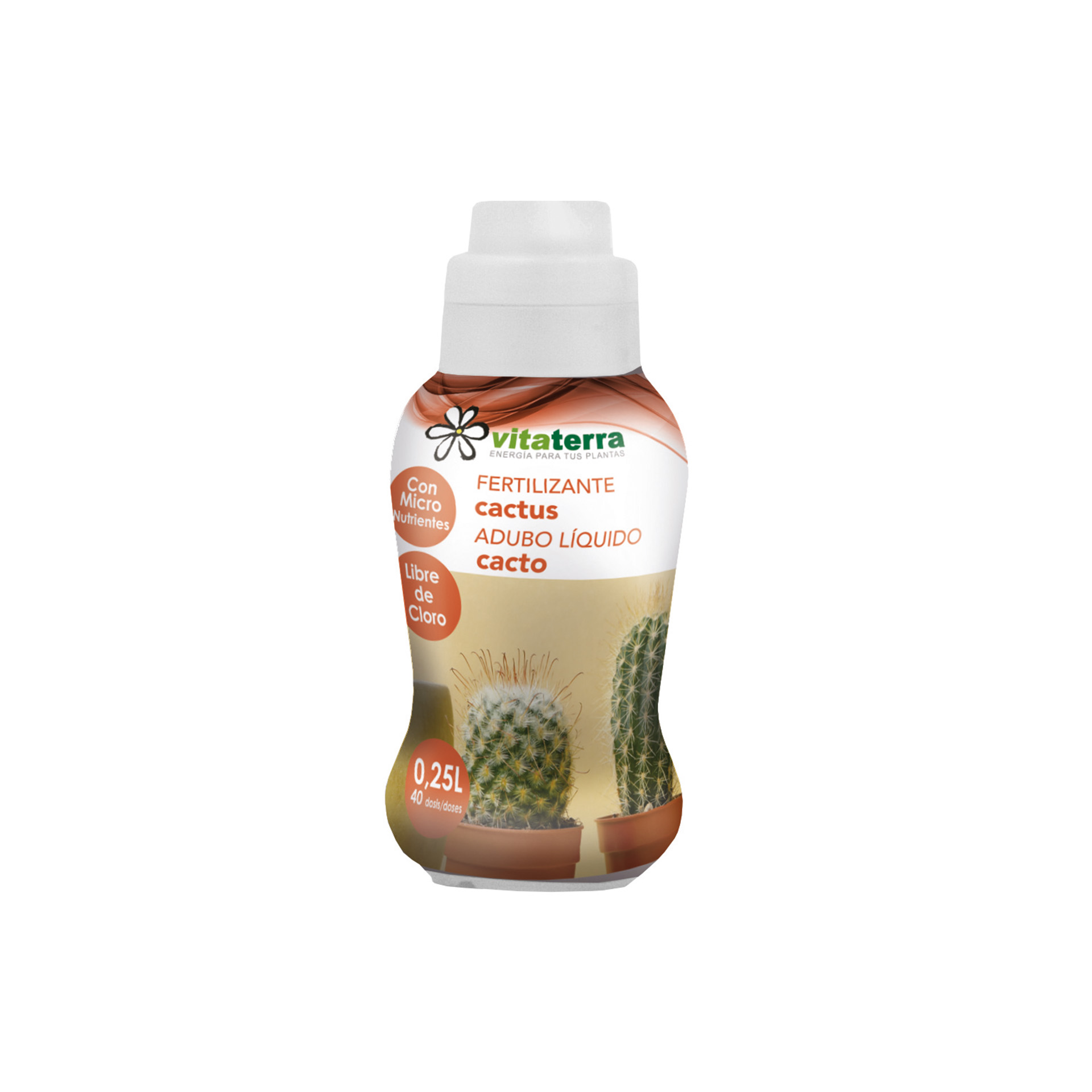 Fertilizante Líquido Cactus 250 ML VITATERRA