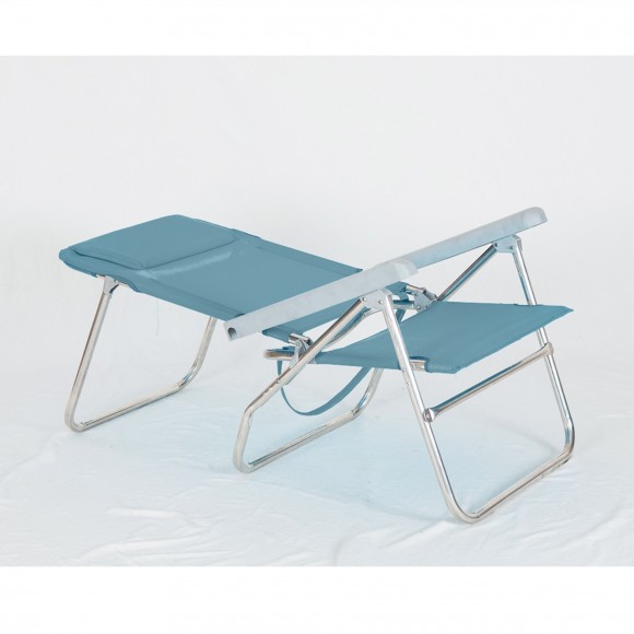 Cadeira Areia Alumnio Evia XL Azul