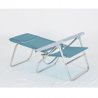 Cadeira Areia Alumnio Evia XL Azul