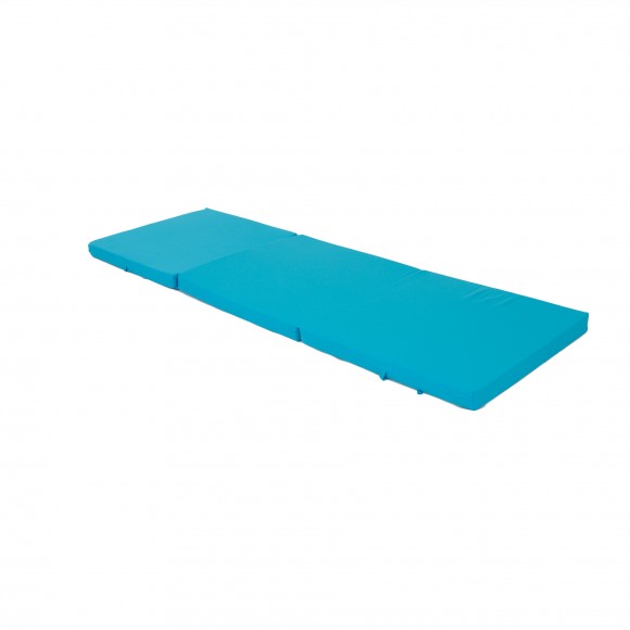 Colchão Tripartido Azul Turquesa 180X60X5 CM Colchão Tripartido Azul Turquesa 180X60X5 CM