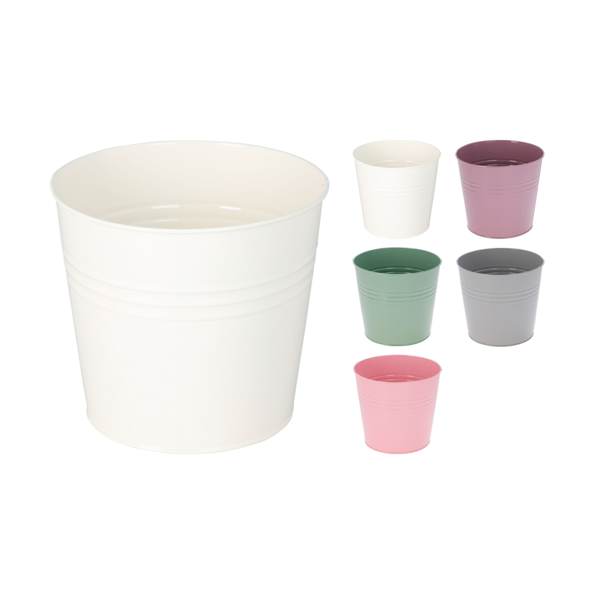 Vaso Zinco Mate 15 CM PROGARDEN