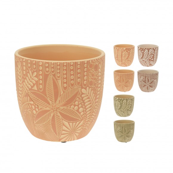 Vaso Cermica Decor 12,5 CM PROGARDEN