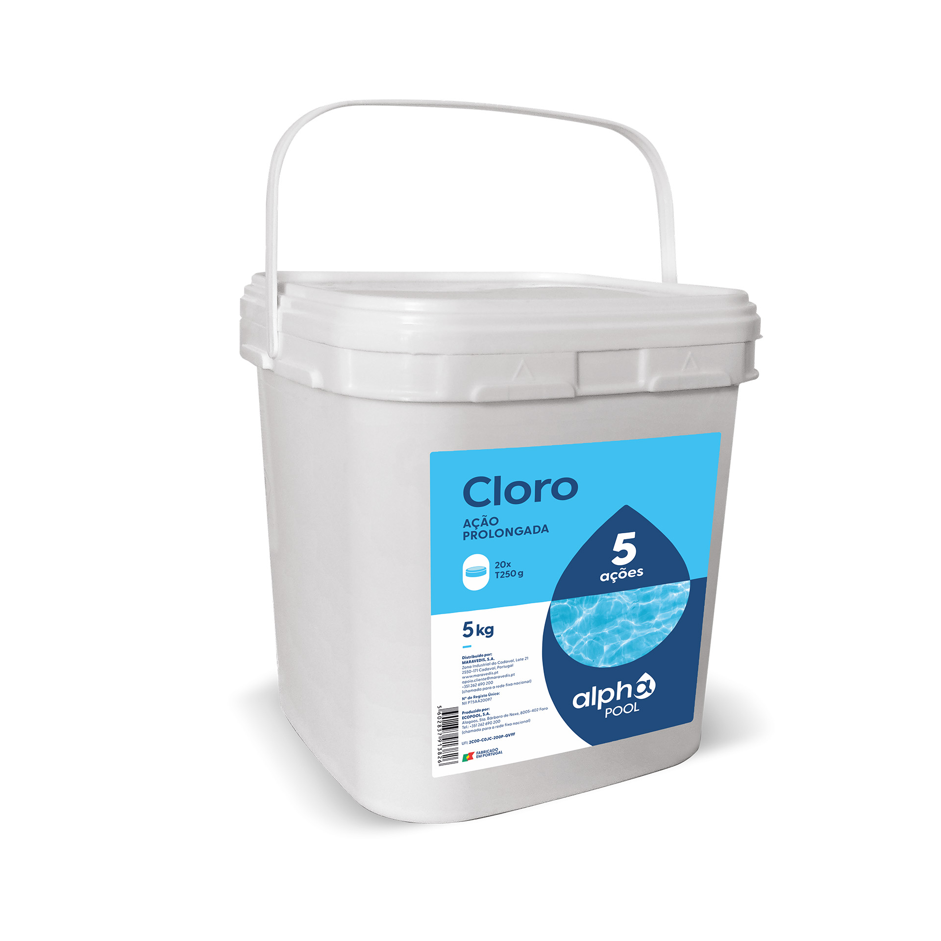 CLORO 5 AÇÕES T250 5KG ALPHAPOOL