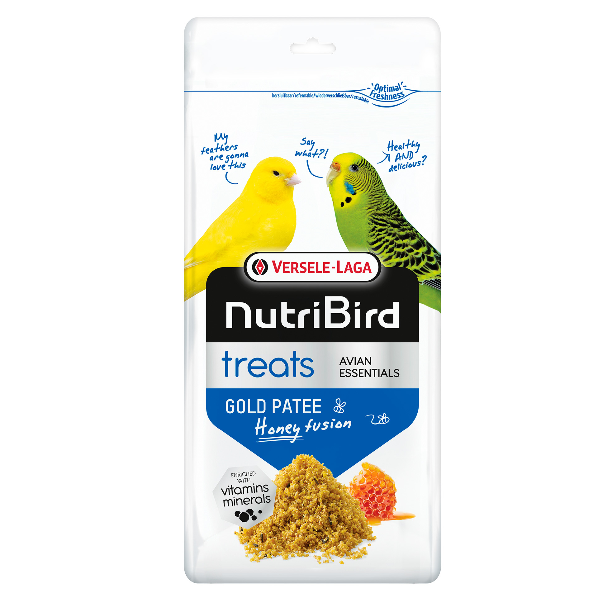 Papa Húmida Aves Mel 250 G VERSELE-LAGA NUTRIBIRD