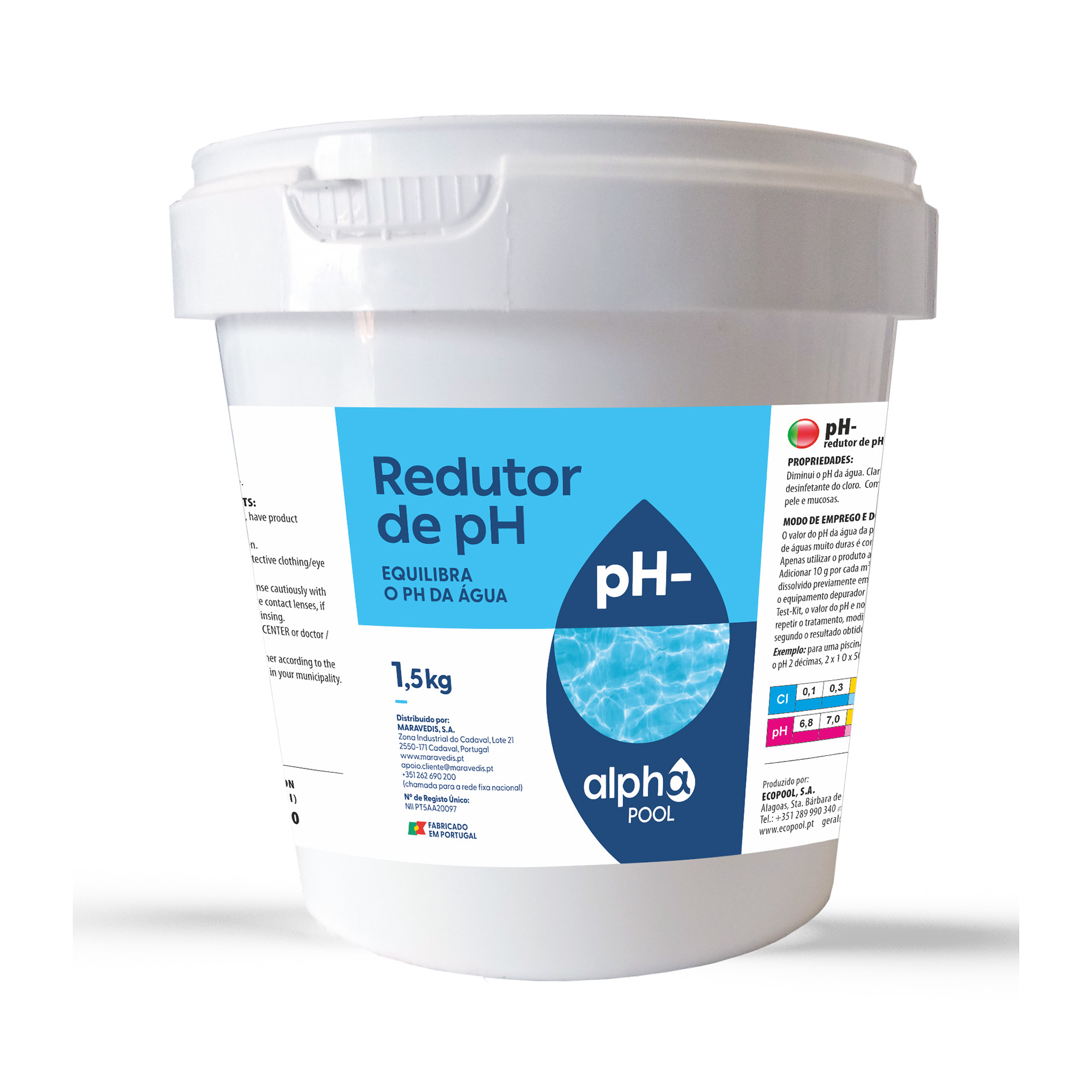 PH- (MENOS) 1,5KG ALPHAPOOL