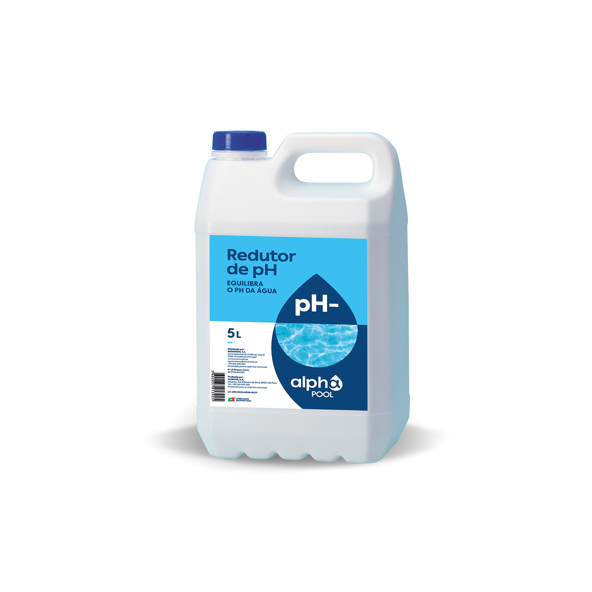 PH- (MENOS) LIQUIDO 5LT ALPHAPOOL