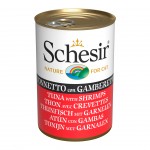 Alimento Húmido Gato Atum Com Gambas 140 G SCHESIR Alimento Húmido Gato Atum Com Gambas 140 G SCHESIR