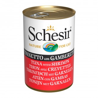 Alimento Hmido Gato Atum Com Gambas 140 G SCHESIR