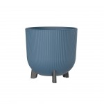 Vaso Decor Iris 20 CM Com Ps Azul EDA PLASTIQUE