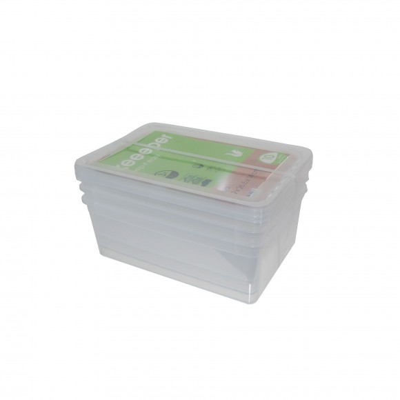 SET 3 CAIXAS DE ARRUMACAO 11L TRANSPARENTE KEEPER SET 3 CAIXAS DE ARRUMACAO 11L TRANSPARENTE KEEPER