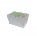 SET 3 CAIXAS DE ARRUMACAO 11L TRANSPARENTE KEEPER SET 3 CAIXAS DE ARRUMACAO 11L TRANSPARENTE KEEPER
