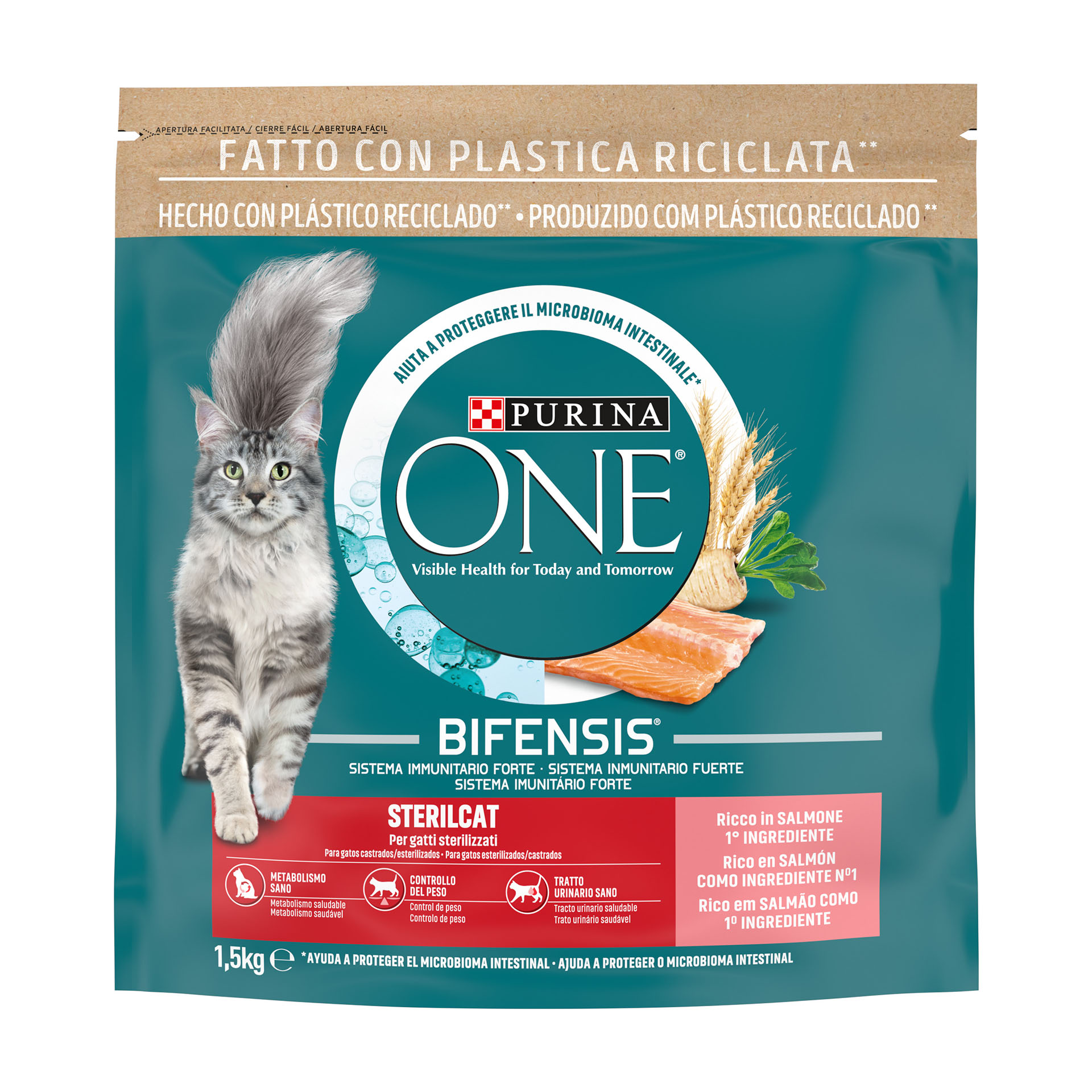 ALIMENTO SECO PARA GATO ADULTO ESTERILIZADO 1,5 KG