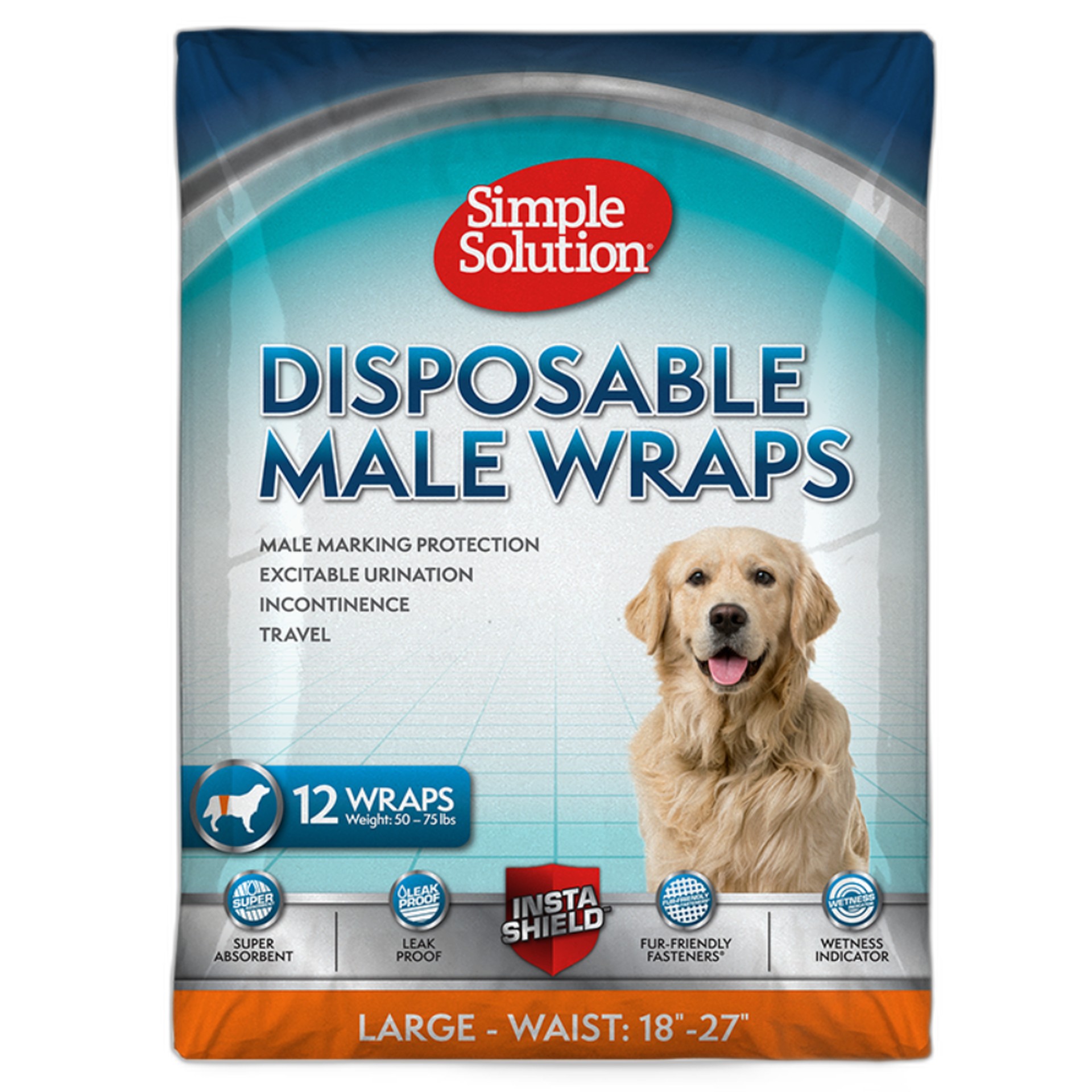 Fraldas Descartáveis Macho L SIMPLE SOLUTION