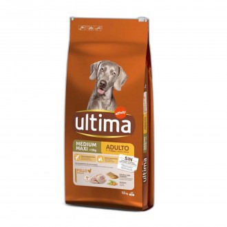 ALIM SECO PARA CO ADULTO RAA MDIA FRANGO 12 KG