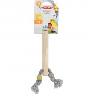 POLEIRO MADEIRA BRINQUEDO CORDA M 2X1,6X17 CM SORT