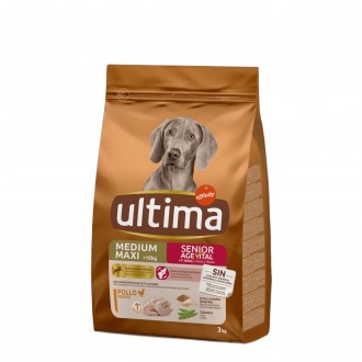 ALIM SECO CO SNIOR RAA MDIA/MAXI FRANGO 3 KG