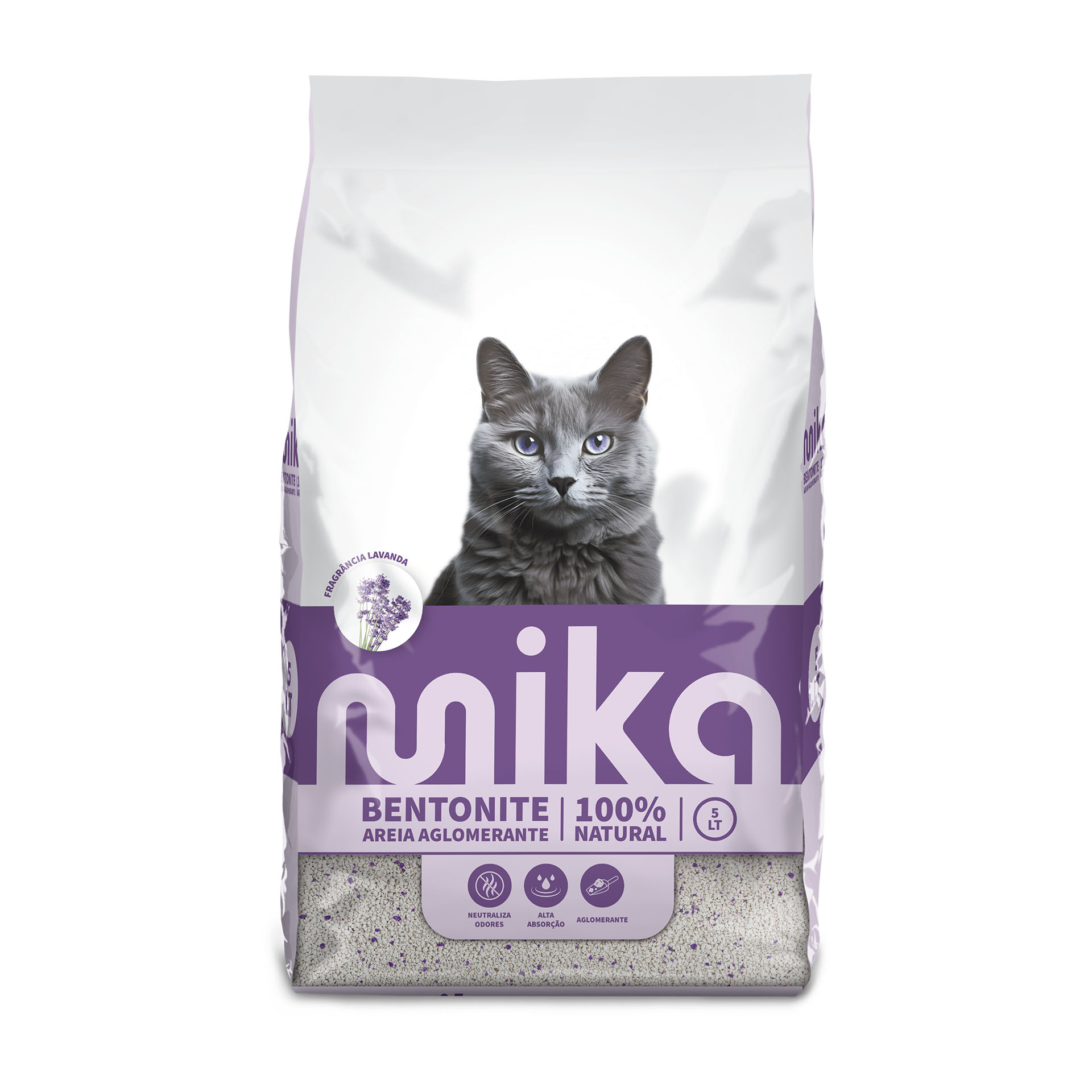 Areia Aglomerante Lavanda 5 L MIKA