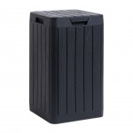 CAIXOTE DE JARDIM COM ALAS ANTRACITE 80L