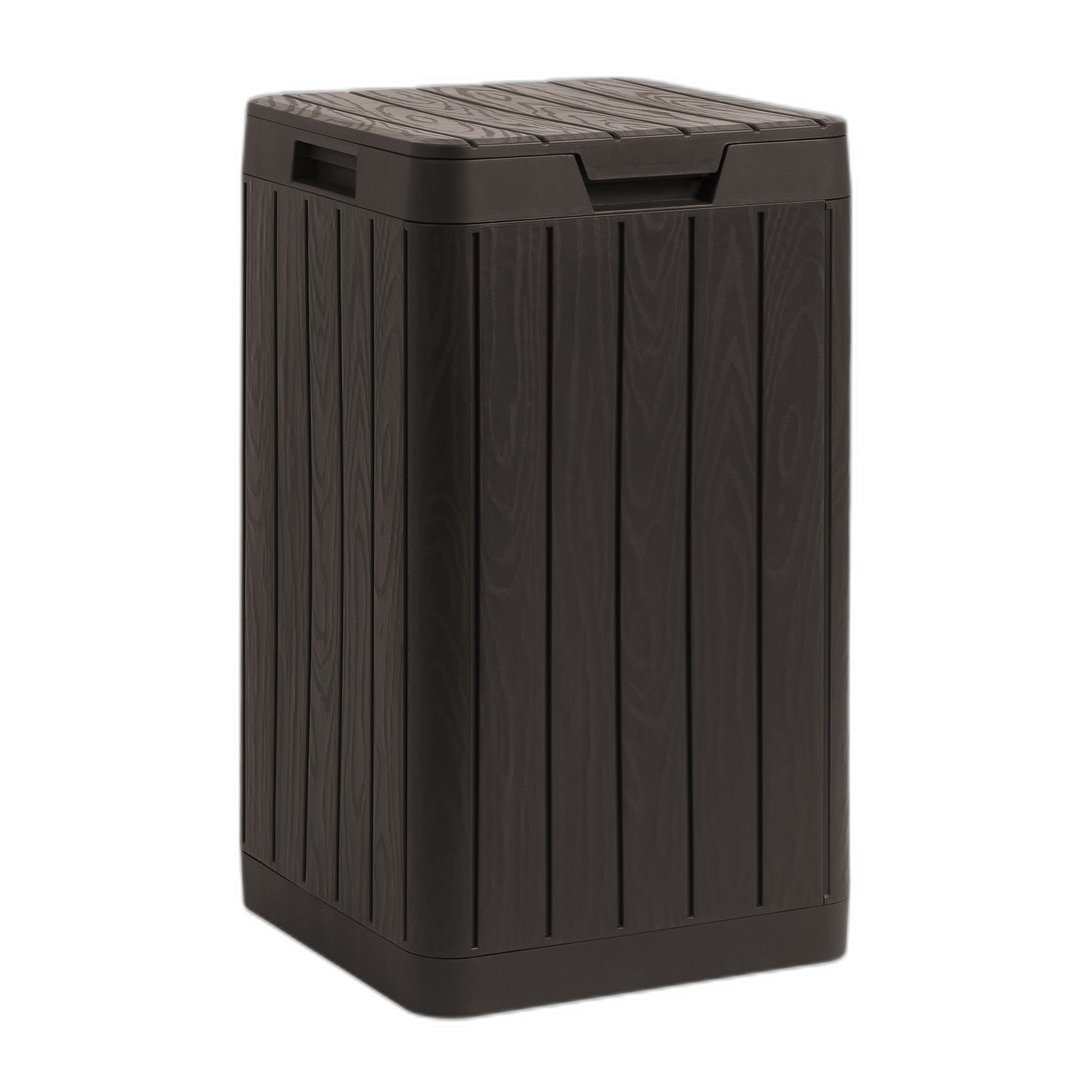 CAIXOTE DE JARDIM COM ALÇAS CHOCOLATE 80L