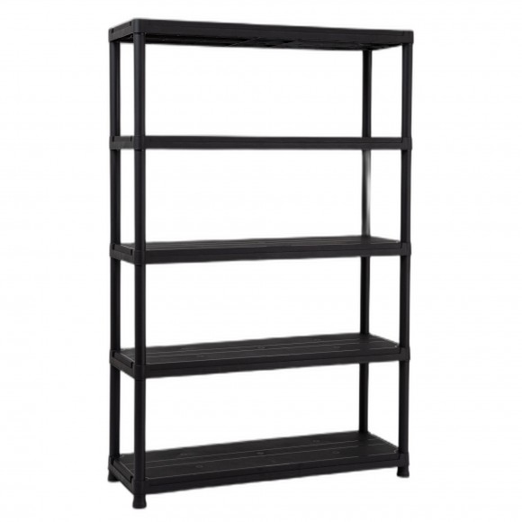 ESTANTE DE PLASTICO 5 PRATELEIRAS PRETO ESTANTE DE PLASTICO 5 PRATELEIRAS PRETO