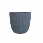Vaso Decor Iris 15,5 CM Azul EDA PLASTIQUE Vaso Decor Iris 15,5 CM Azul EDA PLASTIQUE