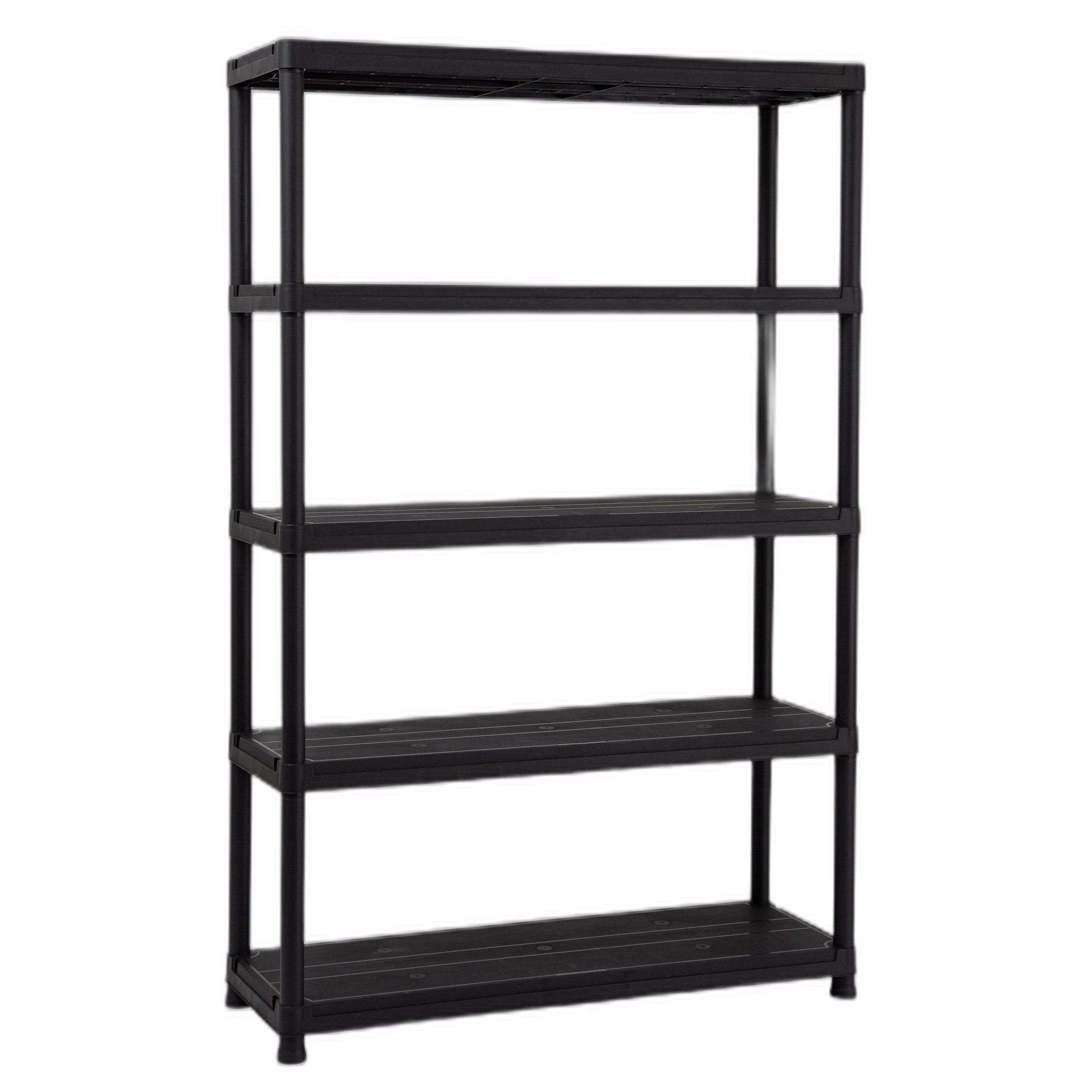 ESTANTE DE PLASTICO 5 PRATELEIRAS PRETO