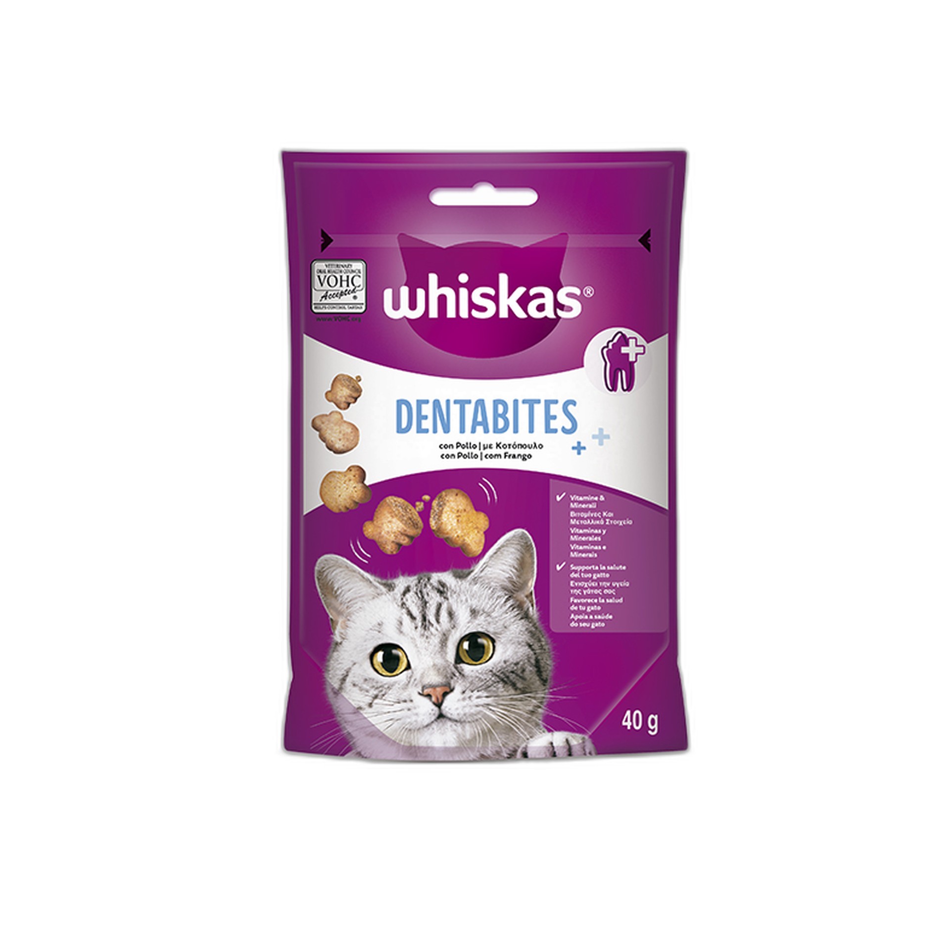Snack Para Gato Dentabites 40 G WHISKAS