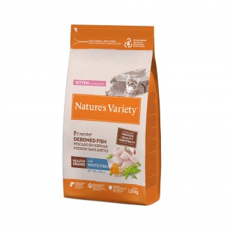 ALIMENTO SECO GATO KITTEN GRAIN PEIXE BRNC 1,25 KG