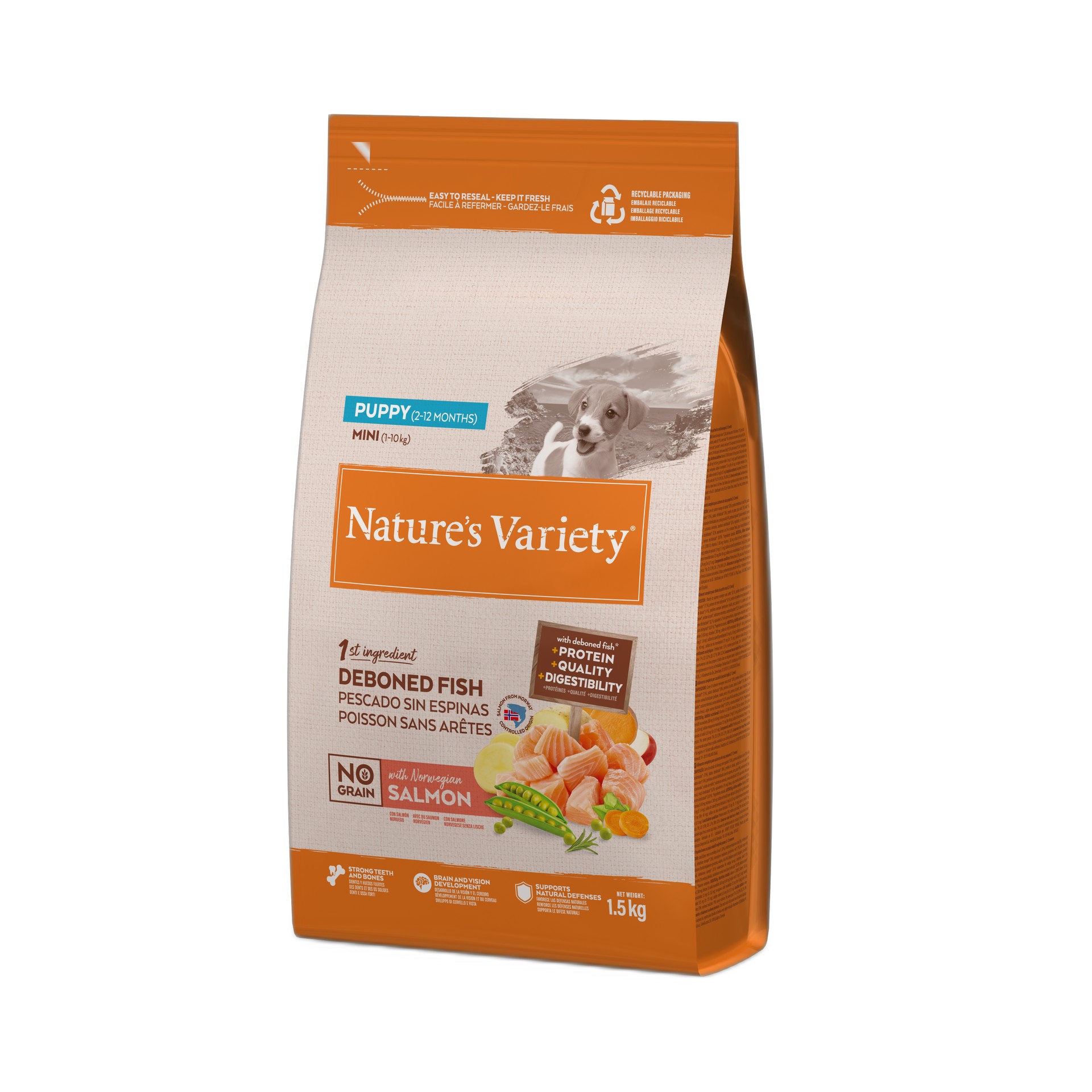 Al Sc Cach NGrain Min Salm 1,5 KG NATURES VARIETY