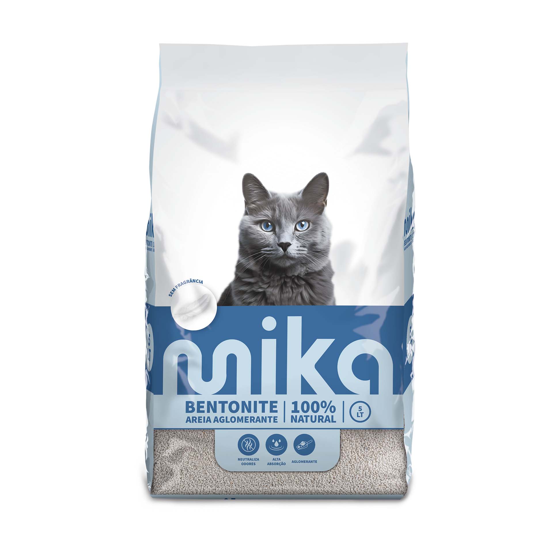 Areia Aglomerante Natural 5 L MIKA