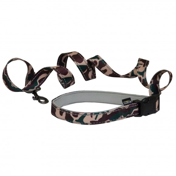Trela Reflect Army 150 CM CROCI HIKING Trela Reflect Army 150 CM CROCI HIKING