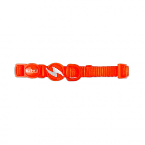 Coleira Neon Laranja M DASHI Coleira Neon Laranja M DASHI