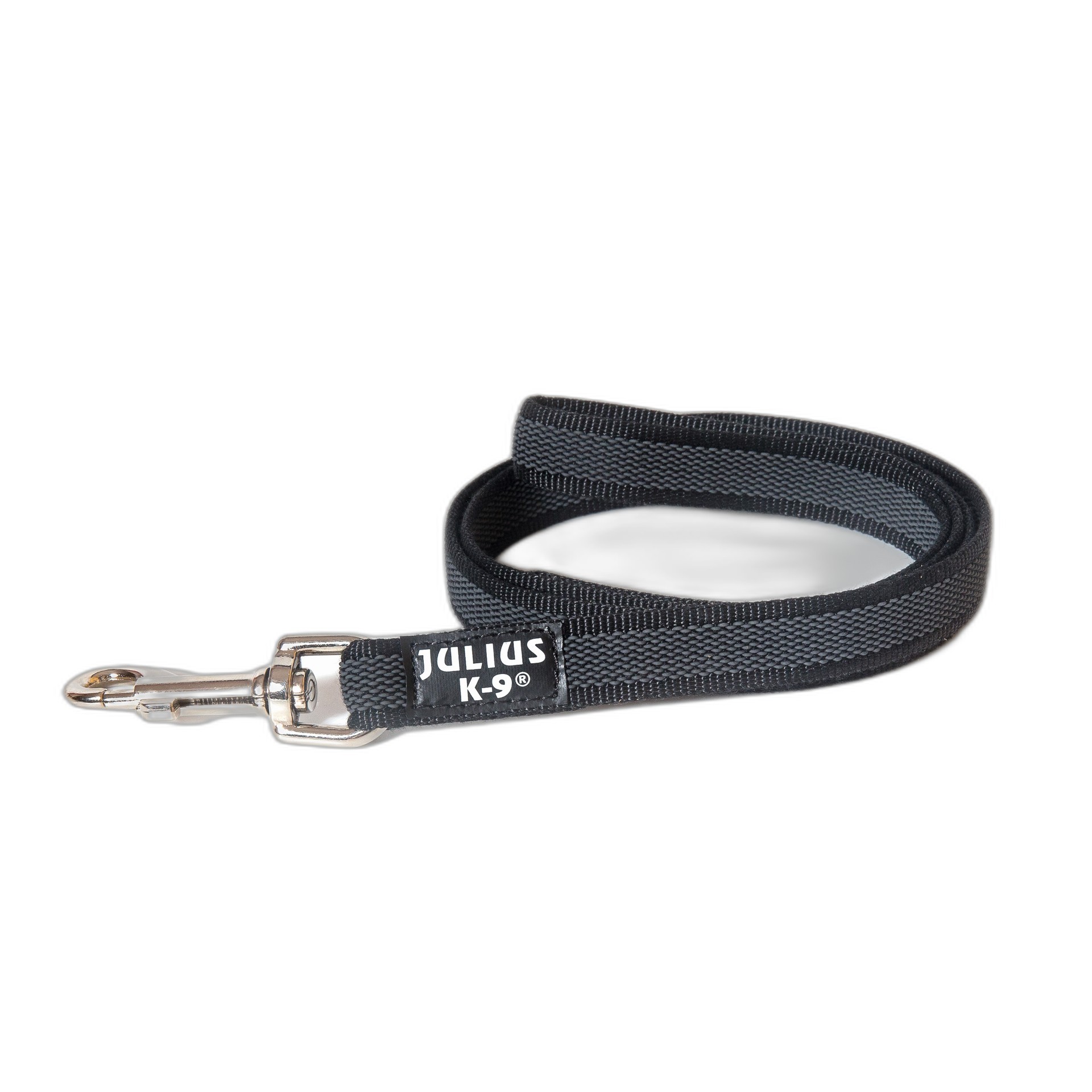Trela Cão Preta 1,2M JULIUS-K9