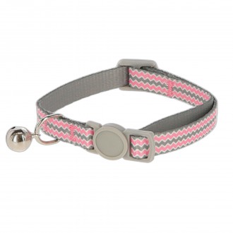 COLEIRA GATO CURLY ROSA